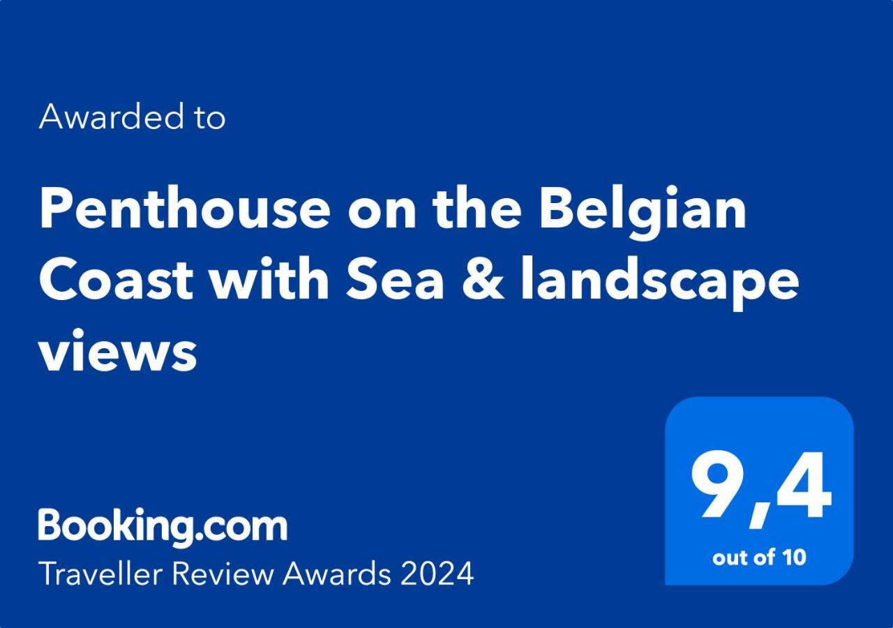 Penthouse On The Belgian Coast With Sea & Landscape Views Apartment Wenduine Exterior photo